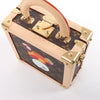 Secondhand Louis Vuitton x Takashi Murakami Mini Square Trunk Handbag in Brown M13127