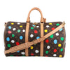Louis Vuitton x Yayoi Kusama Monogram Keepall Bandouliere 45 Travel Bag M46377 Secondhand