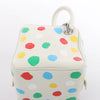 Louis Vuitton x Yayoi Kusama Square Bag Leather Handbag in White Secondhand