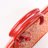 Louis Vuitton x Yayoi Kusama Lockit MM Vernis Dots Infinity in ROUGE X YELLOW M91423 Secondhand