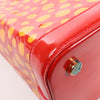 Louis Vuitton x Yayoi Kusama Lockit MM Vernis Dots Infinity in ROUGE X YELLOW M91423 Secondhand