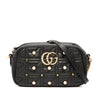 Gucci Small GG Marmont Matelasse Leather Pearl Studded Crossbody Secondhand