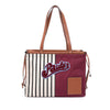LOEWE Paulas Ibiza Large Canvas Stripes Cushion Tote Secondhand