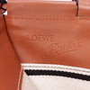 LOEWE Paulas Ibiza Large Canvas Stripes Cushion Tote Secondhand