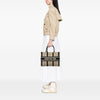 Dior Medium Embroidered Canvas Bayadere Book Tote Secondhand