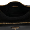 Prada Re Nylon Brushed Leather Front Pocket Hobo Secondhand