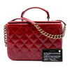 Chanel CC Quilted Glazed Calfskin Vanity Case Secondhand