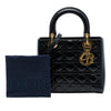 Dior Medium Patent Cannage Lady Dior Secondhand