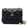 Chanel Mini Lambskin Pearl Crush Clutch with Chain Secondhand