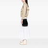 Gucci Small Suede Web Ophidia Bucket Bag Secondhand
