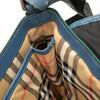 Burberry Large Tricolor Nylon and Leather Messenger Bag Secondhand