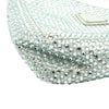 Prada Satin Crystal Embellished Triangle Pouch Secondhand