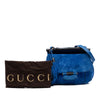 Gucci Medium Suede Bamboo Nouveau Fringe Crossbody Secondhand