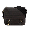 Fendi Small Zucchino Canvas F Charm Crossbody Secondhand