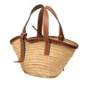 LOEWE Small Raffia Anagram Basket Tote Secondhand