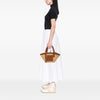 LOEWE Small Raffia Anagram Basket Tote Secondhand