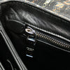Prada Saffiano Tartan Print Top Handle Bag Secondhand