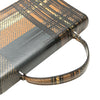 Prada Saffiano Tartan Print Top Handle Bag Secondhand