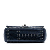 Chanel Mini Rectangular Classic Glazed Calfskin Studded Airlines Single Flap Secondhand