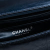 Chanel Mini Rectangular Classic Glazed Calfskin Studded Airlines Single Flap Secondhand