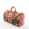 Louis Vuitton Keepall 50 Masters Collection Travel Bag in Pink x Green M43377 Secondhand