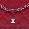 Chanel CC Quilted Caviar Wallet on Chain Secondhand
