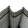 Dior Large Canvas Houndstooth Embroidered Book Tote Secondhand