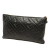 Fendi Embossed Leather FF 1974 Clutch Secondhand