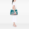Chanel CC Quilted Nylon Graffiti Watercolour Shopping Tote Secondhand