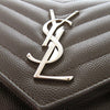 Saint Laurent Grain De Poudre Matelasse Chevron Classic Cassandre Chain Wallet Secondhand