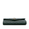 Saint Laurent Grain De Poudre Triquilt Monogram Envelope Clutch Secondhand