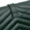 Saint Laurent Grain De Poudre Triquilt Monogram Envelope Clutch Secondhand