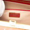 Prada Saffiano Vernice Pyramid Studded Frame Bag Secondhand