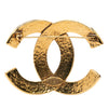 Chanel CC Gold Plated Brooch Secondhand