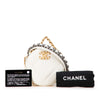 Secondhand Chanel Lambskin 19 Round Clutch with Chain