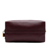 Prada Medium Saffiano Trimmed City Calf Greca Esplanade Satchel Secondhand