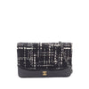 Chanel Quilted Tweed and Calfskin Gabrielle Wallet On Chain Secondhand