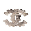 Chanel CC Brass Strass Baguette Brooch Secondhand