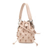 Fendi Mini Studded Calfskin Mon Tresor Bucket Bag Secondhand
