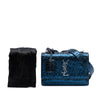 Saint Laurent Small Glitter Leather Monogram Sunset Crossbody Secondhand
