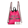 Gucci Logo Drawstring Backpack Secondhand