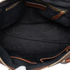 Burberry Small Leather Trimmed House Check Canvas Bridle Orchard Satchel Secondhand