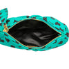 Miu Miu Pleated Nylon Playing Card Print Clutch Secondhand