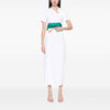 Miu Miu Pleated Nylon Playing Card Print Clutch Secondhand