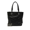 Chanel Small Quilted Coated Canvas Paris Biarritz Tote Secondhand