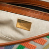 Fendi Zucca Embroidered Canvas Baguette Satchel Secondhand