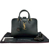 Saint Laurent Leather Monogram Cabas Satchel Secondhand