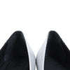 MAISON MARGIELA MM6 9 cm Laminated Leather Pumps in Silver, Size 37 EU Secondhand