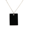 Secondhand Chanel CC Brass Acrylic and Strass Pendant Necklace