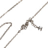 Secondhand Chanel CC Brass Acrylic and Strass Pendant Necklace